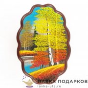Камень / Панно с каменной крошкой 25 х 16 см. рис. «Осень» 9527 