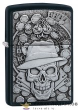 Zippo / Зажигалка 49183 «Классика» 56 х 36 х 12 мм. черный матовый 
