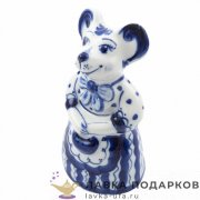 Гжель / Фигурка года «Анфиска» 15 х 06 х 07 см. авт. Еремина Л.Г. 