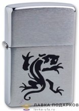 Zippo / Зажигалка 200 «Пантера» 56 х 36 х 12 мм. хром матовый 