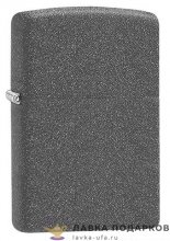 Zippo / Зажигалка бензиновая Zippo 211 «Железный» 56 х 36 х 12 мм. цв. серый матовый 