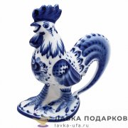 Гжель / Фигурка года «Петух» (б.) 19 х 15 х 09 см. авт. Ларин А.Н. 