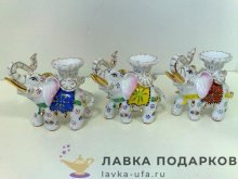 Delicate / Фигурка «Слоник - подставка» 08 х 06 см. (3 цвета) 211.3003 