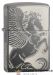 Zippo / Зажигалка 28802 «Вольный ветер» 56 х 36 х 12 мм. цвет черный глянец