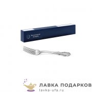 КМ / Вилка столовая «Юбилейная» 20 см. посеребренная с чернением (1 шт)  