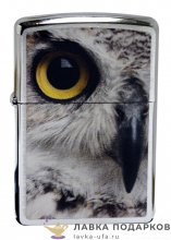 Zippo / Зажигалка 28650 «Сова» 36 х 12 х 56 мм. хром матовый  