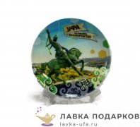 СБ / Тарелка сувенирная № 18 «Уфа, Салават Юлаев» D-12 см. керамика 