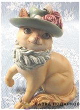 Фигурка интерьерная «Мадам Кошка» 14 х 10 х 08 см. L_53704  