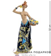 Pavone / Статуэтка фарфоровая «Африканка» 32х15 см — JP-39/4 