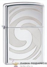 Zippo / Зажигалка 28286 «Абстракт» 56 х 36 х 12 мм. хром глянец 