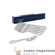 КМ / Вилка столовая «Роза» 20 см. посеребренная (6 шт)  
