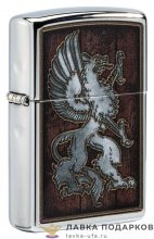 Zippo / Зажигалка 49713 «Кентавр» 56 х 36 х 12 мм. хром глянцевый 