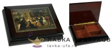 NB / Шкатулочка металл + стразы «Сова» 06 х 03 х 04 см. эмаль фиолетовый HJD_0069 