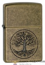 Zippo / Зажигалка бензиновая Zippo 29149 «Древо жизни» цв. медь матовый 
