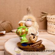 Оберег «Домовой Стёпа с самоваром» 14 х 13 х 09 см. микс 112.5981 