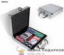 НИ / Набор для покера «100 фишек с номиналом» и карты в кейсе 4060 
