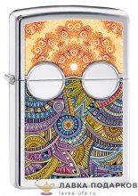 Zippo / Зажигалка 28871 «Очки» 56 х 36 х 12 мм. цвет хром полированный 