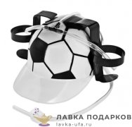 СВ / Каска для напитков «Футбол» 32х27х14см пластик черно-белый 9344 