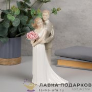 YZ-КЕР / Статуэтка «Молодожены» большая 21см керамика свадебный подарок YZ-2003 