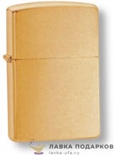 Zippo / Зажигалка 204_B «Классика» 56 х 36 х 12 мм. латунь матовая  