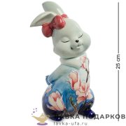 Pavone / Фигурка «Заяц с бантом» 25 х 15 см. синий JP_850. 2  
