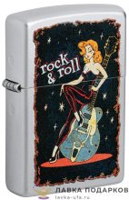 Zippo / Зажигалка «Крутая цыпочка» 56 х 36 х 12 мм. серебристая 48930 