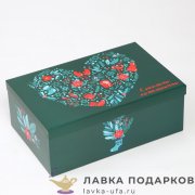 УП / Коробка подарочная «Узоры», прямоугольная, размер XXS (9х7х3 см) 