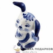 Гжель / Фигурка года «Ушастик» 07 х 05 х 04 см. авт. Еремина Л.Г. 