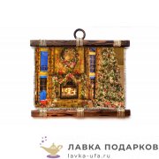 Свиток - панно «Новогоднее убранство» 21 х 30 см. горизонт 230_4_Г-Р 