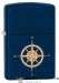 Zippo / Зажигалка 29918 «Компас» 56 х 36 х 12 мм. цвет флот матовый