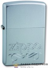 Zippo / Зажигалка 24335 «Зигзаг с лого Zippo» 56 х 36 х 12 мм. хром полированный 