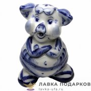 Гжель / Фигурка года «Фунтик» 12 х 09 х 07 см. авт. Еремина Л.Г. 