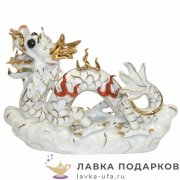Delicate / Фигурка «Дракон с жемчужиной на волнах» 12 см. цвет в асс.4 650.299 