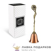 КМ / Колокольчик «Цветы - Василек» 08 х 04 х 04 см. медь-латунь КМ2475КЛ06 