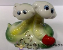 Фарфор / Фигурка года «Змейка - любви у удачи» 05 см. МИКС-2 B_2304_4.4_A 