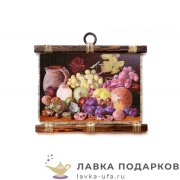 УС А3-Г / Свиток - натюрморт «Фрукты, богомол и кувшин» 41 х 44 см. горизонт 625_3_Г-Р 