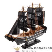 МКТ/ Яхта парусная «Success» Д40 см х В55 см черный борт подставка 5047 