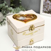 Музыкальная шкатулка механическая «Комод» 13 х 12 х 11 см. белый 390.9003 