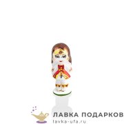 БФ / Статуэтка «Айгуль» Башкирский фарфор 8х3х3см сувенир фигурка подарочная 