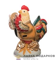 Pavone / Фигурка «Петух с монетой» 12 см. CMS_59. 4  