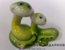 Фарфор / Фигурка года «Змейка - пара» 05 см. МИКС-2 B_2303_4.4_A  