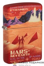 Zippo / Зажигалка бензиновая Zippo 49634 «Марс - Новая Земля» цв. красный матовый 