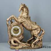 La Minor / Скульптурные часы «Гусар» 56 х 48 х 24 см. бронза 5633 