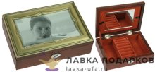 ЛС / Шкатулка из массива дуба 13 х 08 х 21 см. с гравир. «Мандала» 
