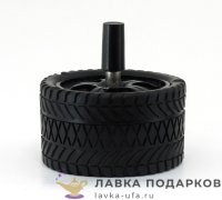 Пепельница бездымная «Шина» D = 95 мм. H = 130 мм. цв. черный 34-31 