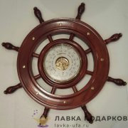 Барометр бытовой «Штурвал» D: 16 см. корпус 36 х 36 см. цв. дуб + полиш Утес М 430 