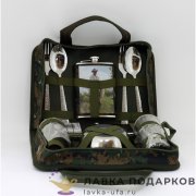Набор походный в сумке тканевой «Турист» 27 х 20 см. цвет комуфляж 9-DBA 