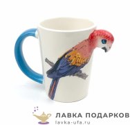 ПС / Кружка чайная «Медвежонок с бантиком» 450мл керамика коричневый 8835 