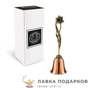 КМ / Колокольчик «Цветы - Нарцисс» 08 х 04 х 04 см. медь-латунь с чернением 