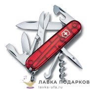 Victorinox / Нож перочинный «Альпинист» 09 см. 14 функций, сталь + пластик красный 1.3703.T   